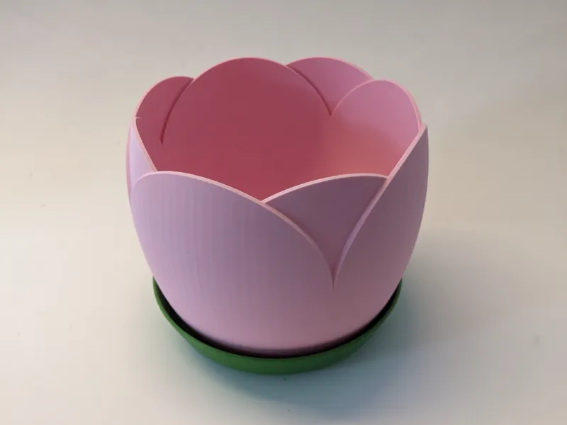 Organic Rose-alike Planter self-watering plant pot