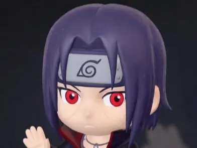 Itachi - Naruto - Akatsuki Cloak - Chibi Style