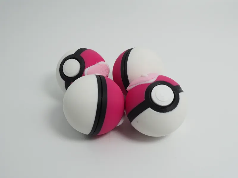 LoveBall Fidget Cliccabile - 3MF colorato, AMS