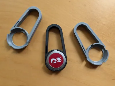Princess Medallion Carabiner Holder