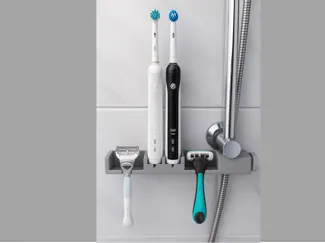 Duschstangenhalter für Oral-B und Rasierer