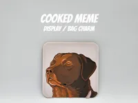 Cooked Meme Keychain