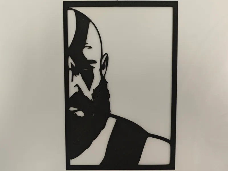 Kratos Frame – Estilo Shadow Art