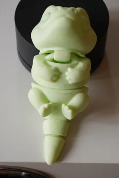 Modelo para impresión 3D: Flexi Mini Crocodile [ BACK SIDE ] — vista de referencia 4