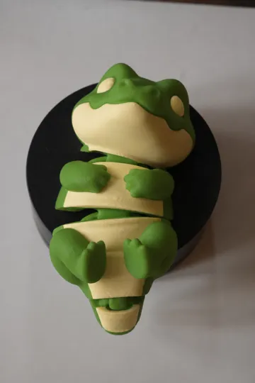 Modelo para impresión 3D: Flexi Mini Crocodile [ BACK SIDE ] — vista de referencia 3