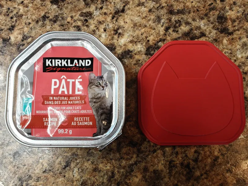 Kirkland Signature Pate Cat Food Lid (Perfect Fit)
