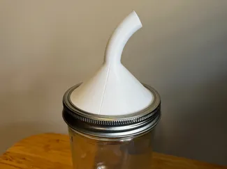 Mason Jar Dessicant Pour Spout/Funnel