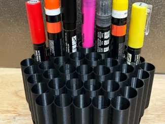 Paint Pen Holder - Honeycomb shape