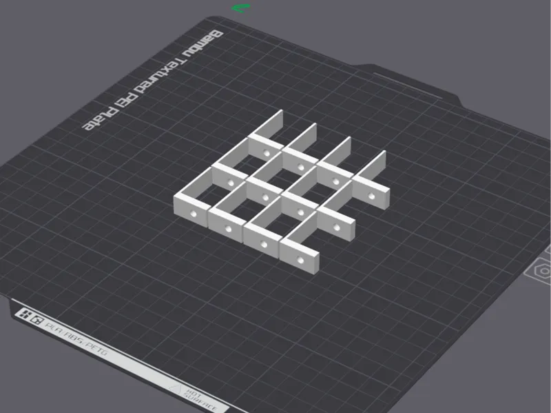 12 small L-brackets for cable management/woodwork
