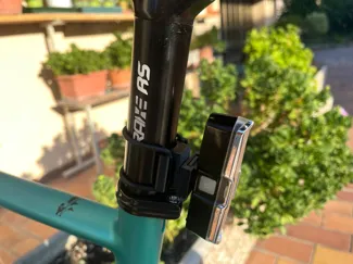 Rear Bike Light Mount with Square Clip