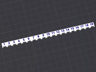 Brick Stud ruler
