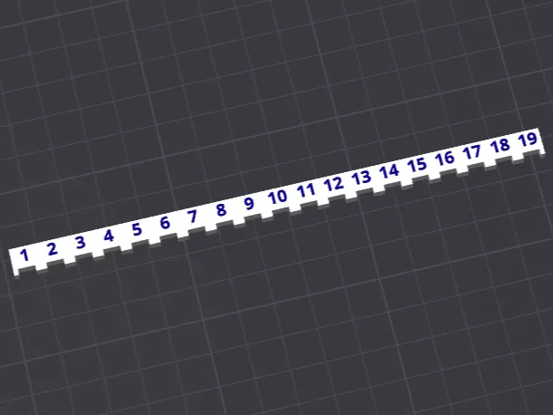 Brick Stud ruler