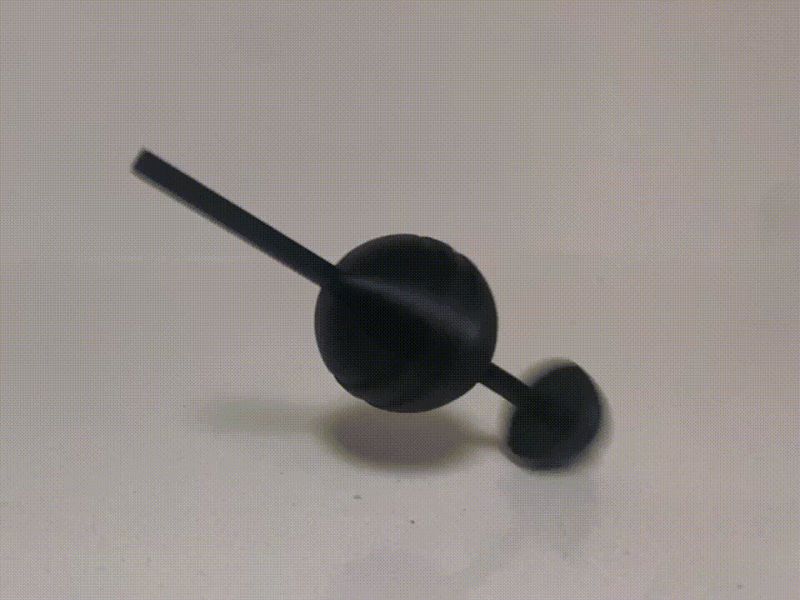 Accelerating Spinning Top
