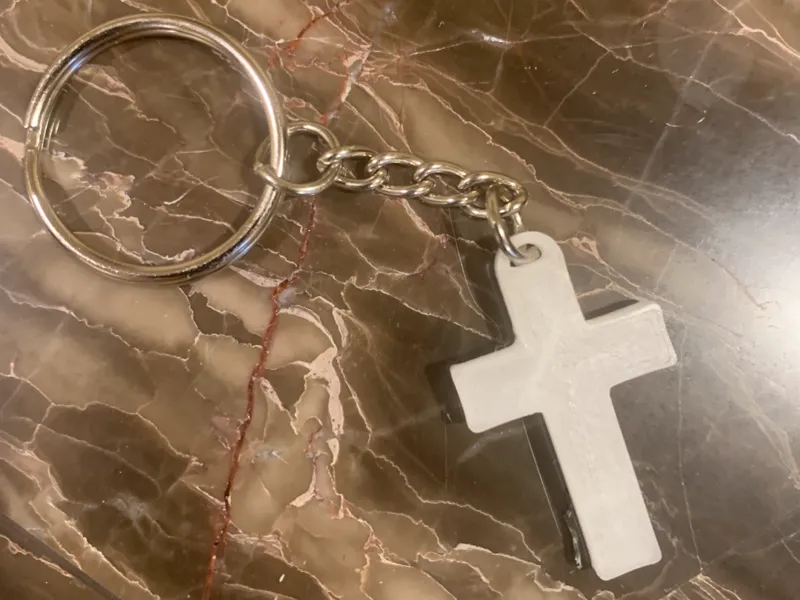 Cross Keychain