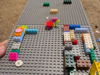 Bricks plate 9x9 