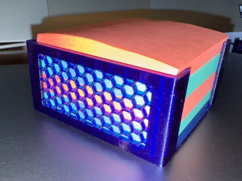 Honeycomb Sticky Note Holder