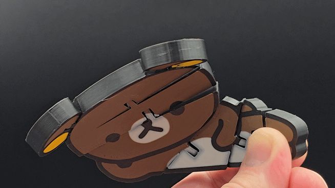 Rilakkuma flexi toy for AMS