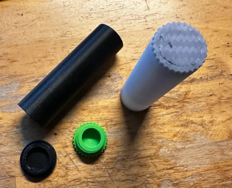 Pillbox with secret compartment