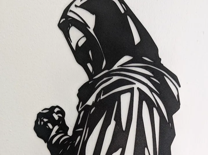 Dr Doom Silhouette Ai Generated.