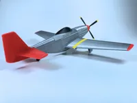 Red Tail, with Landing Gear
