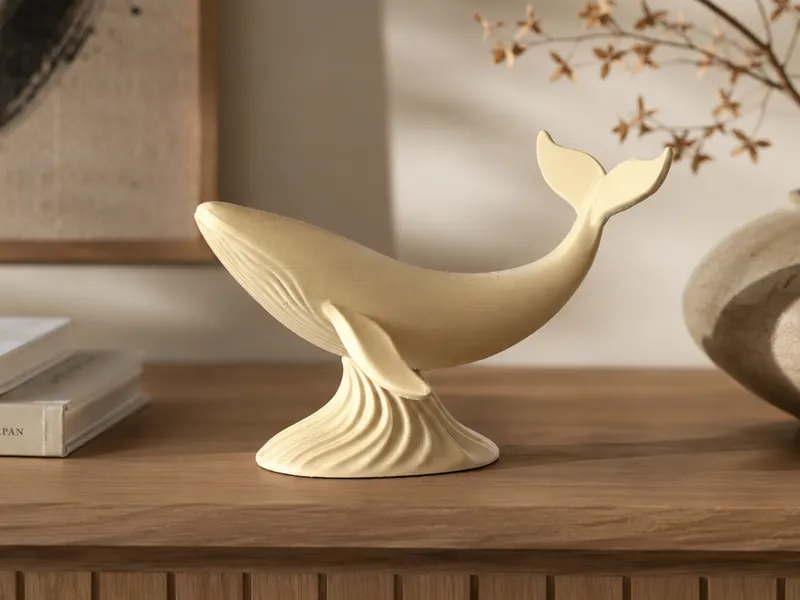 Whale - Japandi Style