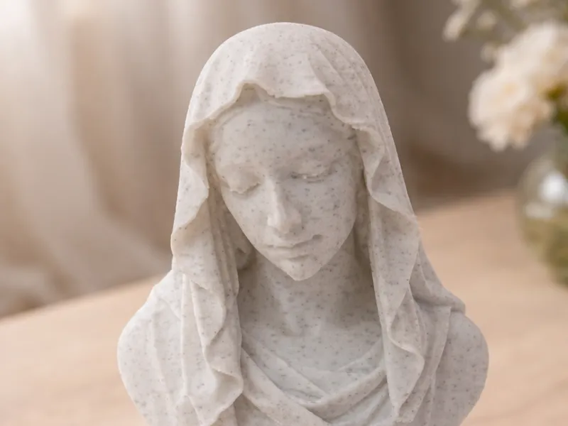 Virgin Mary Bust – Classical Sculpture