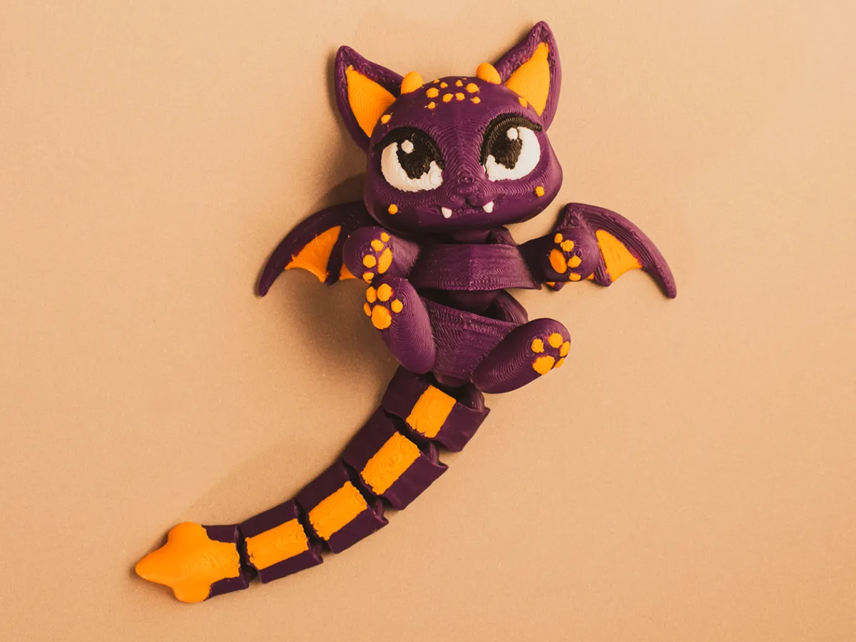 Count Meowcula Halloween Bat Cat Fleximaru - Free 3D Print Model ...