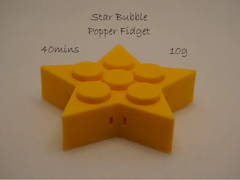 Star Bubble Popper Fidget
