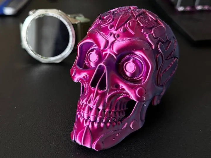 Skull in mexican style
