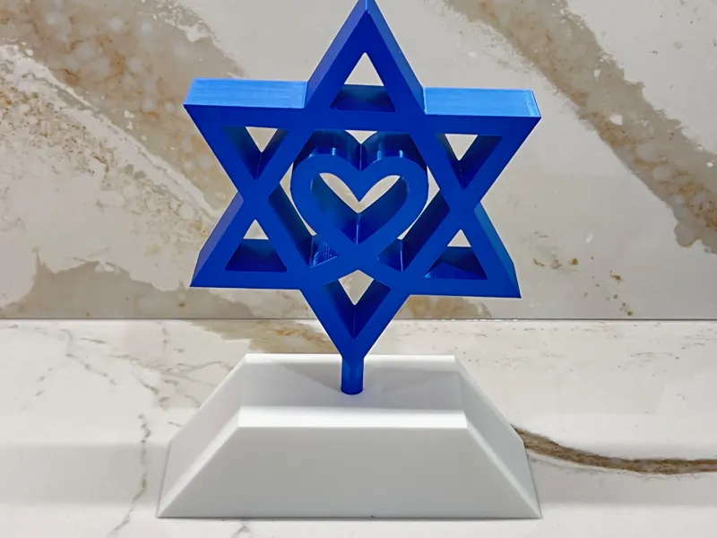 Bergen County Lev Echad Logo Statuette