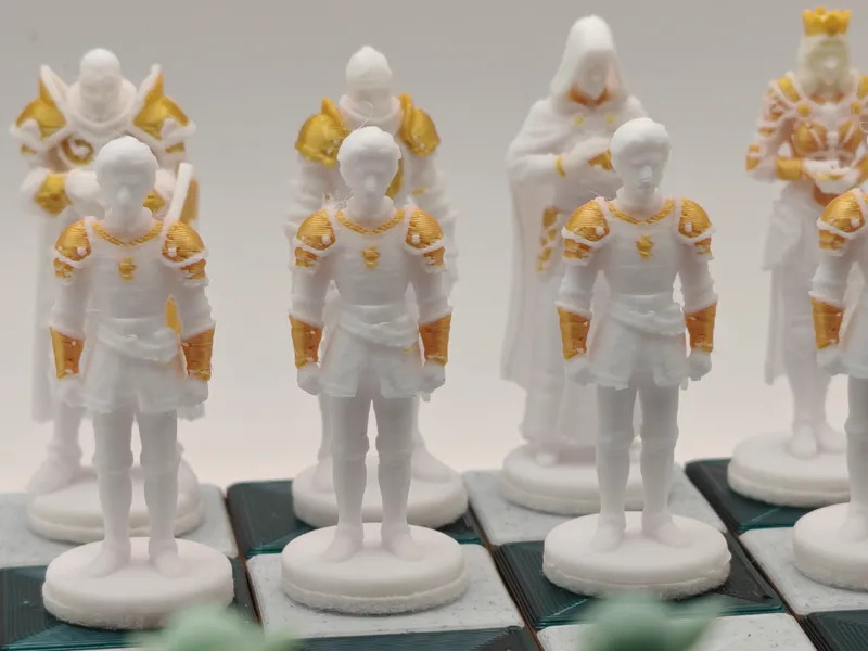 DND Human vs Orcs chess figures