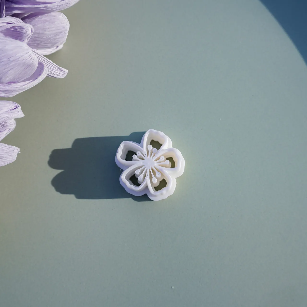 Flower Polymer Clay Cutter For Earrings Necklaces view 2