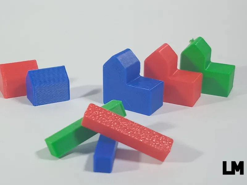 Wooden Catan Pieces