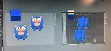 Accesorio para impresora 3D: Sonic Sprite 3D Print Multi-Color 3MF Model — vista de referencia 3