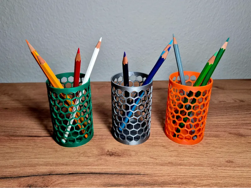 Pencil Holder Honeycomb
