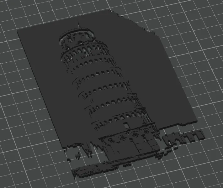The leaning tower of pisa