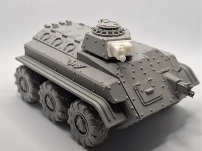 Troop Carrier with Wheels W40k V2