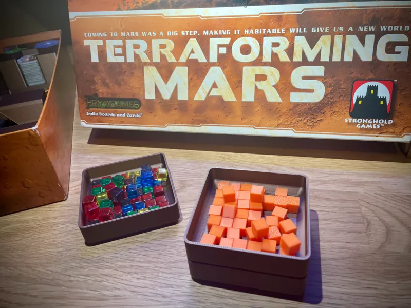Terraforming Mars Player Cubes