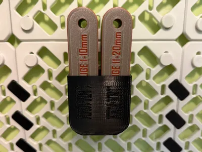 Radius Gauge (1-10mm & 10-20mm) Skadis Holder