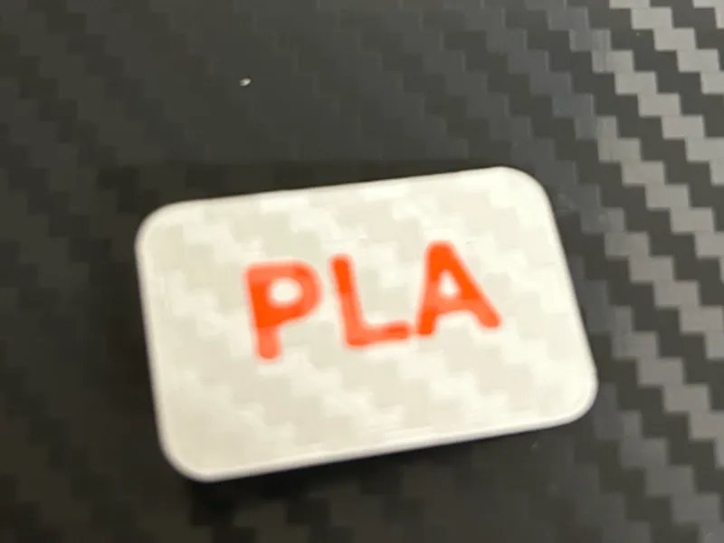 20x marker tag PLA for Spring clip