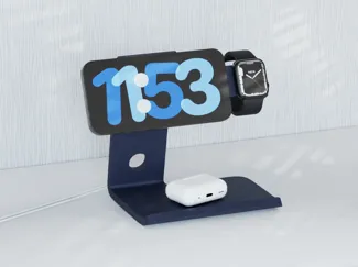 Dual Charging Dock Iphone MagSafe + Apple Watch 