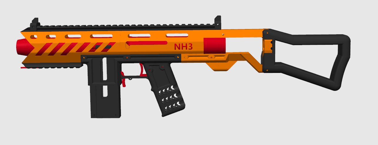 Miniatura 1 do modelo 3D 无需五金的NH3软蛋发射器