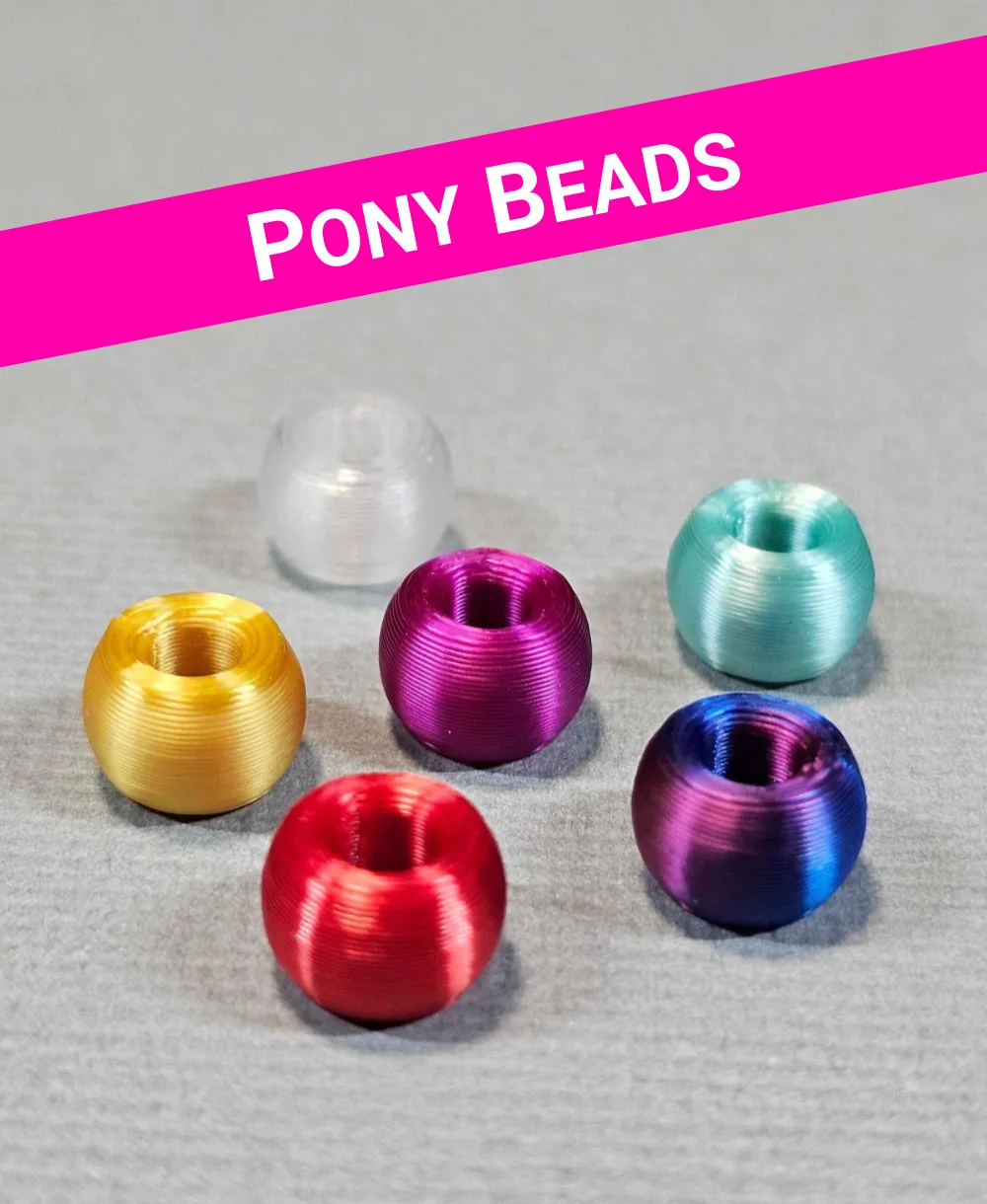 Pony bead | Standard 6mm x 9mm view 2