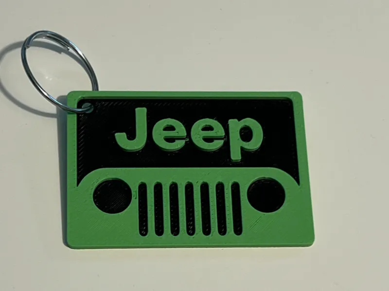 Jeep keychain logo 2