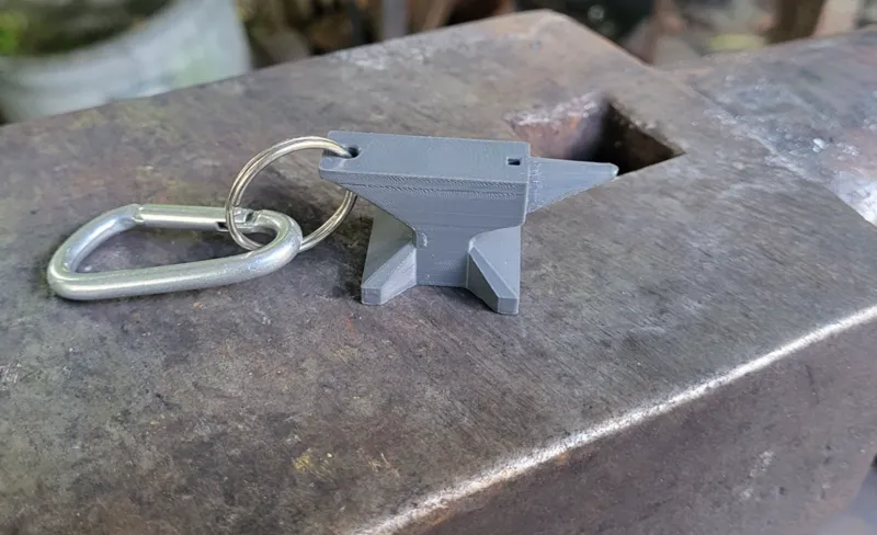 Anvil keychain
