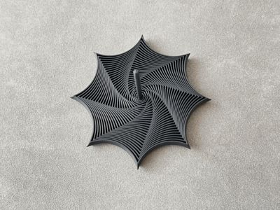 Spider Web Vortex Fidget with Handle