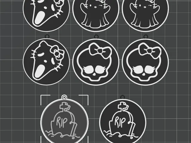 Halloween earrings