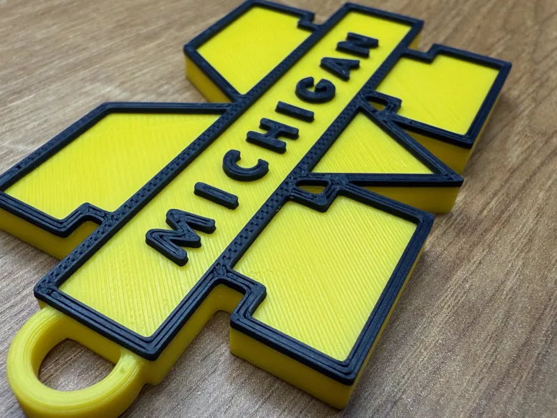 University of Michigan Keychain