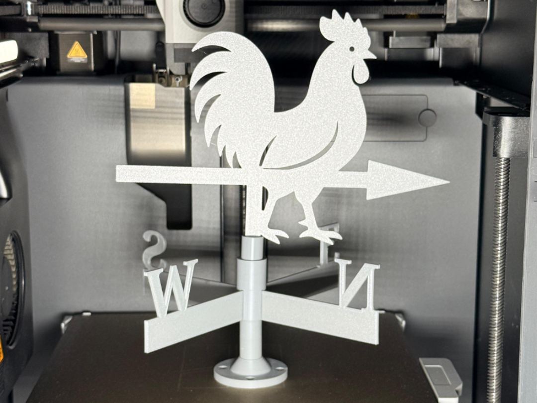 Functional Wind Direction Indicator Rooster