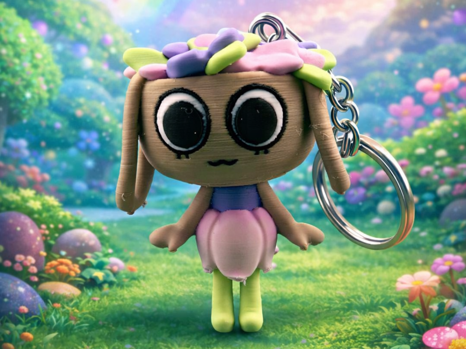Bassie – Dandy’s World Flexi Head Keychain